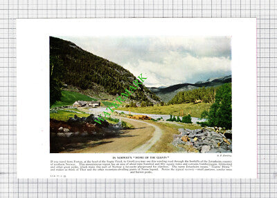 Marken Island Holland / Jotunheim Norway - c.1950s Book Print