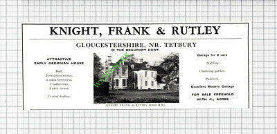 Tetbury Gloucestershire House Sale Advert - 1966 Cutting