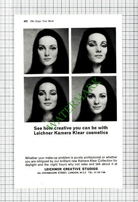 Leichner Kamera Klear Cosmetics Advert - 1968 Cutting