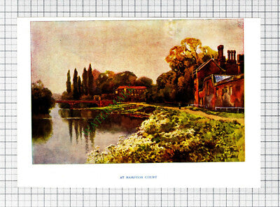 Hampton Court - 1910 Print
