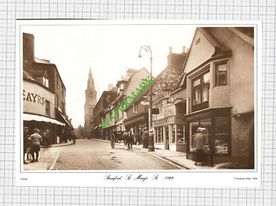 Stamford Lincolnshire Bartons Restaurant - Print