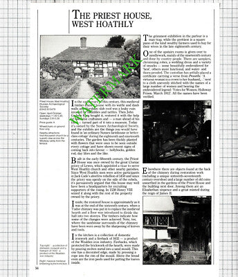 The Priest House West Hoathly Sussex - 1986 Cutting