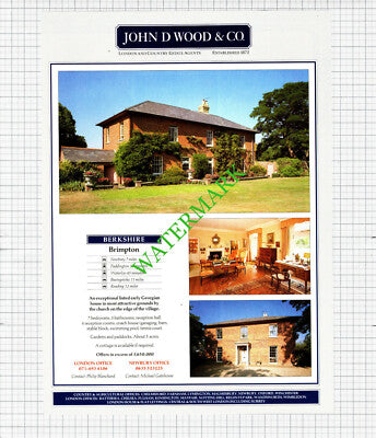 Brimpton Berkshire House Sale Advert -1991 Cutting