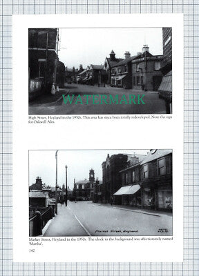 C4254) Market St High Street Hoyland - Paper Cutting