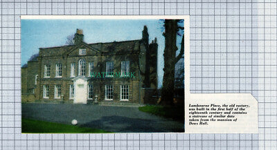 C4164) Lambourne Place The Old Rectory Essex - 1965 Clip