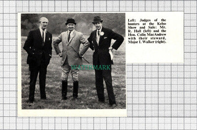 C5060) Kelso Horse Show Hon Colin MacAndrew Major I Walker - 1971 Clip