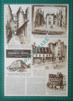 (X493) Edinburgh Festival John Home DOUGLAS - 1950 Clip