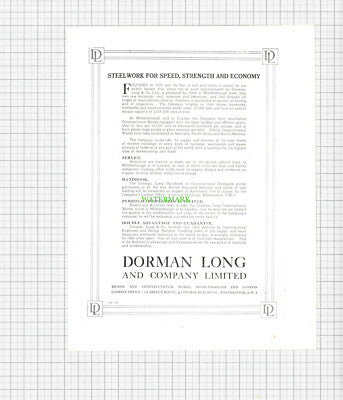 8869) Stuart's Granolithic Harbour Board Offices Southampton / Dorman Long -1926