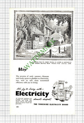 Thorp Arch Yorkshire Electricity Board Advert - 1962 Cutting / Print