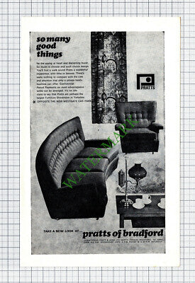Pratts of Bradford Advert - 1967 Cutting