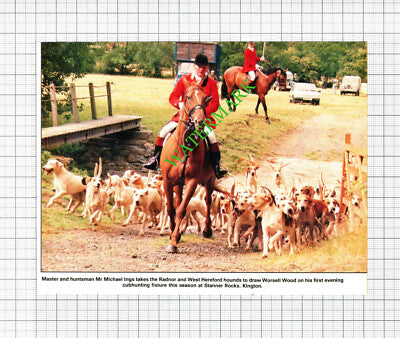 Mr Michael Ings Radnor and West Hereford Hunt - 1989 Cutting