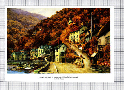 9390) Mars Hill Lynmouth North Devon - 1980s Cutting