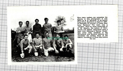 C3294) R W Beards The Baker Hornchurch Football Team Hampden FC - 1973 Clip