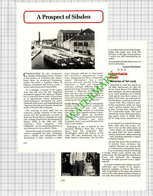 Silsden Yorkshire Trevor Wormald - 1986 Small Article