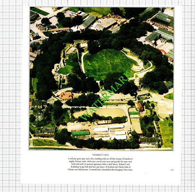 Pontefract Yorkshire - 1980s Cutting / Print
