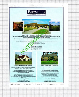 Pinehurst South Cambridge Redwood Lodge / Hessett Suffolk Advert -1991 Cutting
