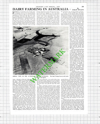 Colin Wyatt Australian Farmer - 1950 Article