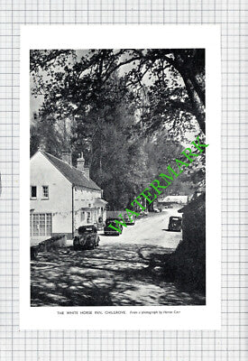 The White Horse Inn Chilgrove Sussex - 1955 Cutting / Print