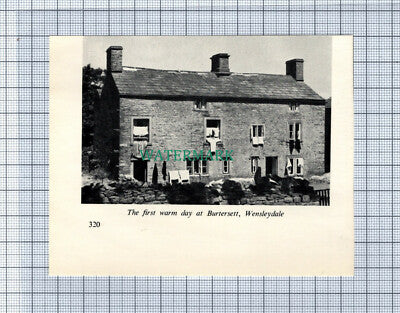 C4722) Burtersett Wensleydale Houses - 1955 Clip