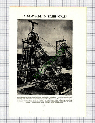 9408) Nantgarw Mine Colliery South Wales - c.1950s Cutting