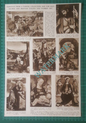 X696) Lord Conway of Allington Paintings Sale Sotheby's - 1951 Cutting