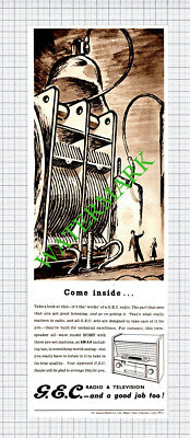 GEC Radio Advert - 1950 Cutting