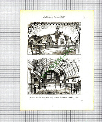 9362) Bowdon Cheshire Edmund Heuer John Brooke / Church Ewell Surrey - 1896