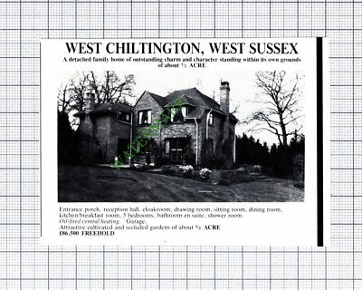 West Chiltington West Sussex Sale Advert - 1981 Small Cutting