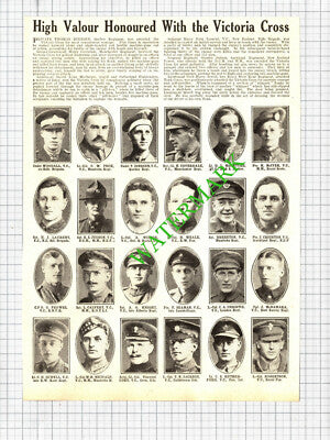 Thomas Dinesen Harry Coverdale Stanley Judson Laurent Weale WW1 - 1918 Cutting