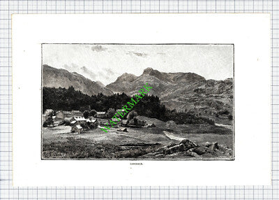 Langdale - c.1895 Print