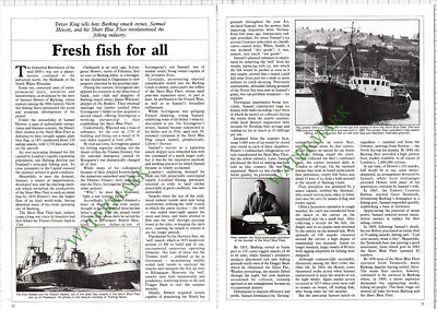9564) Samuel Hewett Barking Essex Peter Hewett Short Blue Fleet - 1988 Article