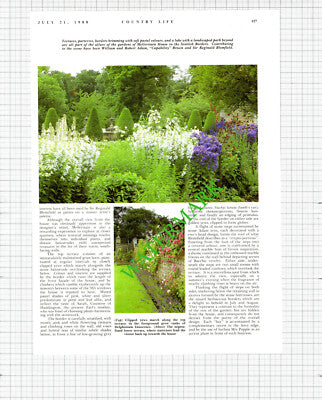 Mellerstain House Garden Haddington Robert Kennedy - 1988 Article
