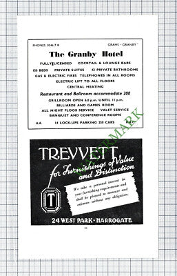 Harrogate Valley Gardens / Granby Hotel / Trevvett Furnishings - 1959 Cutting