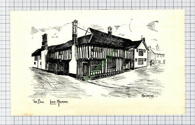 Bull Inn Long Melford - c.1946 Small Print