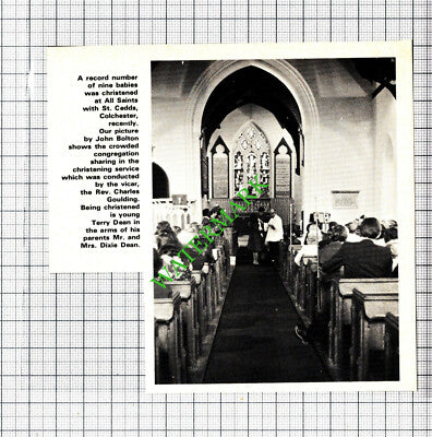 All Saints With St Cedds Colchester Terry Dean Dixie Goulding - 1976 Cutting