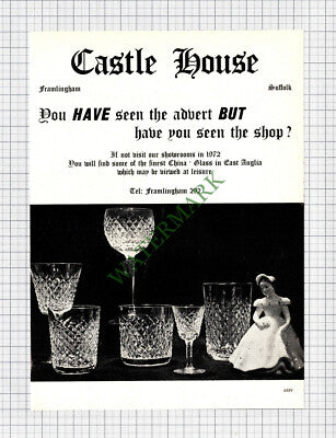 9241) Castle House Framlingham Suffolk - 1972 Cutting