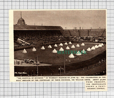 C3069) The Festival of Boyhood Wembley Stadium Boys' Brigade - 1954 Clip