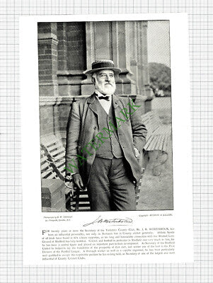 L H Gwynn / J B Wostinholm Cricket Cricketer - c.1895 Book Print