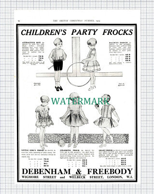 (X54) Debenham & Freebody Advert - 1924 Cutting