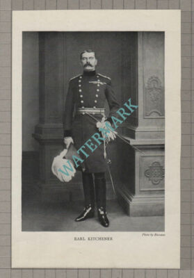C3698) Earl Kitchener - c.1920s Book Print