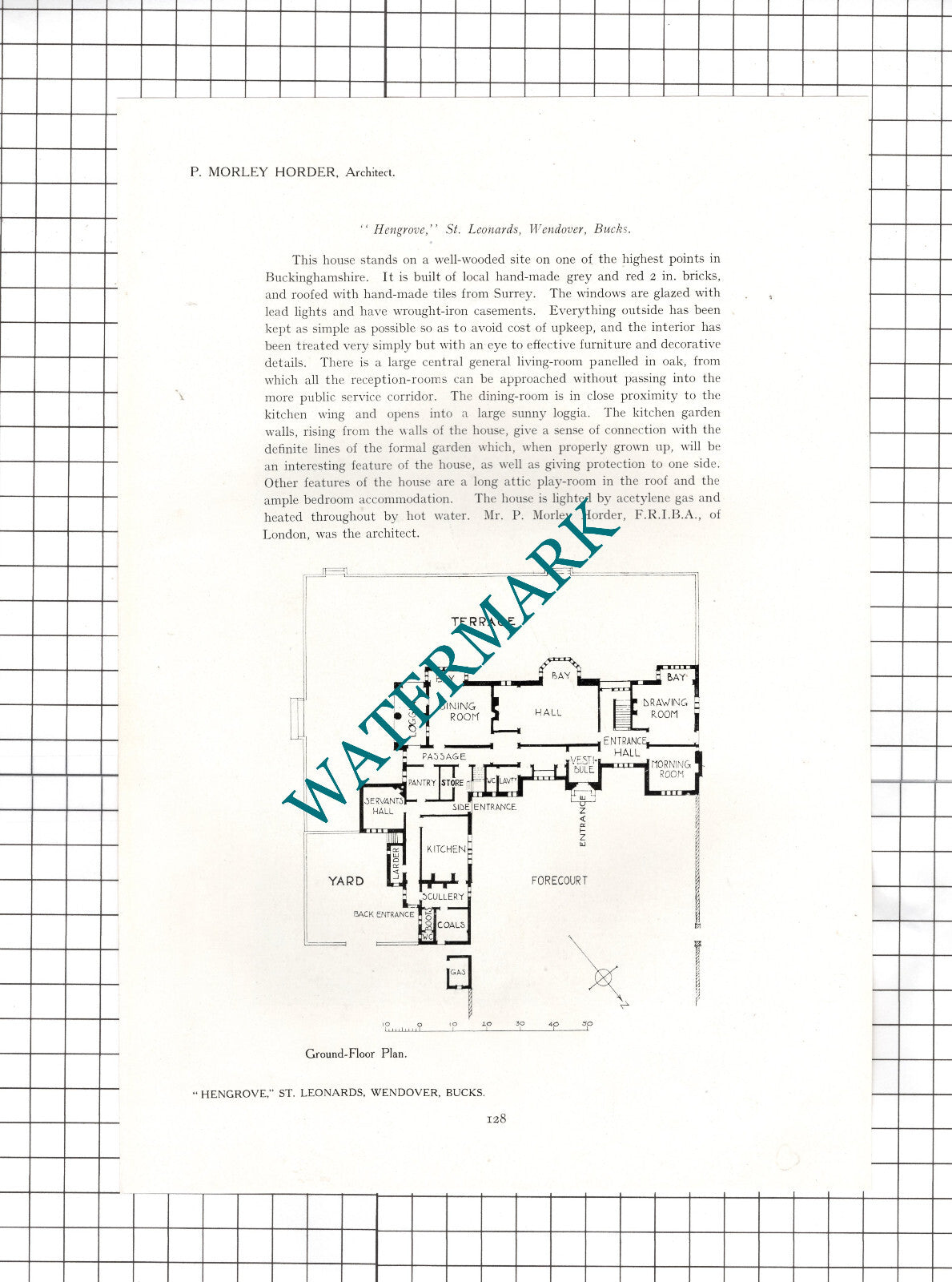 Hengrove St Leonards Wendover Bucks Morley Horder Architect - 1911 Article