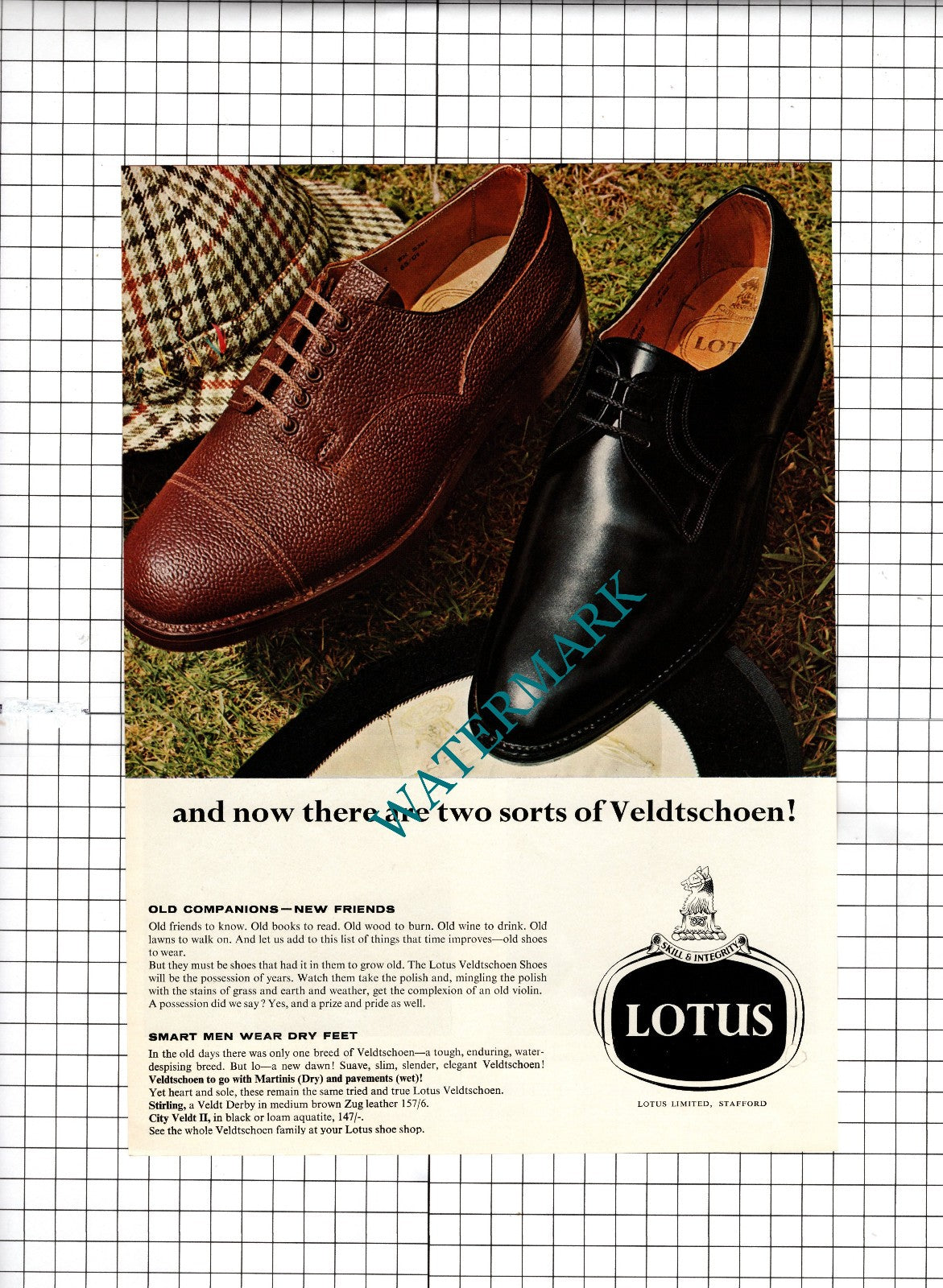 Lotus Ltd Sheffield Lotus Shoes Advert - 1967