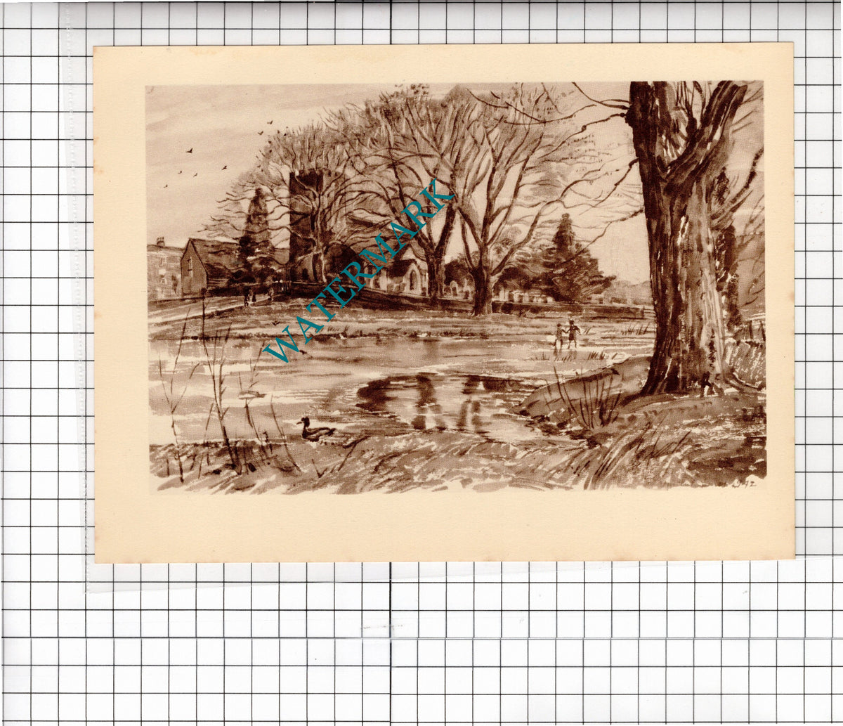 BURITON Hampshire Vincent Lines- c.1949 Clipping / Print