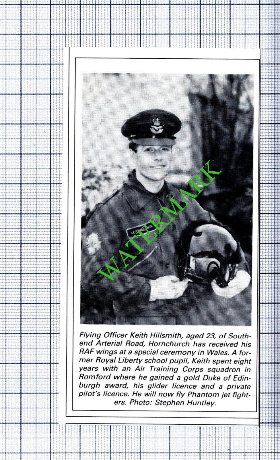 Keith Hillsmith Hornchurch Essex - 1986 Small Cutting