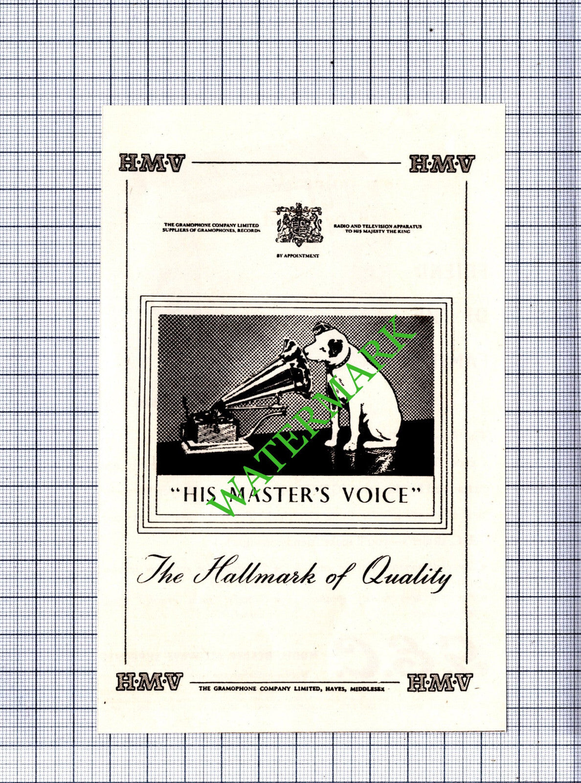 General Electric Co Ltd GEC Superhet / HMV SMALL ADVERT - 1949 Cutting