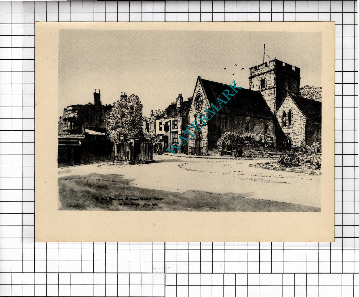 St James The Apostle Church Dover Kent W Fairclough - c.1949 Clipping / Print