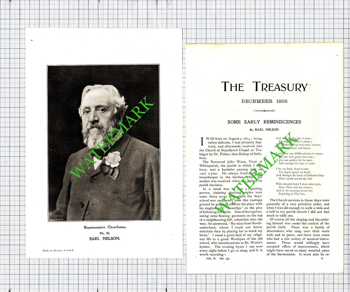 Earl Nelson - 1905 Article
