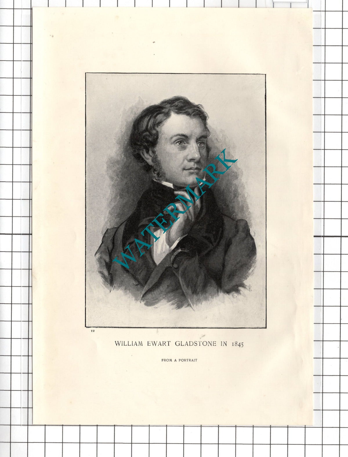 William Ewart Gladstone - c.1898 Print
