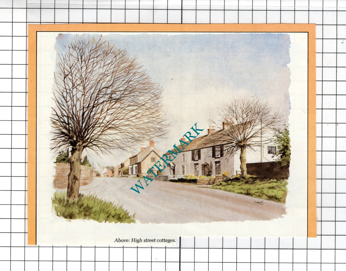 Wath Yorkshire Cottages - c.1980's Clipping