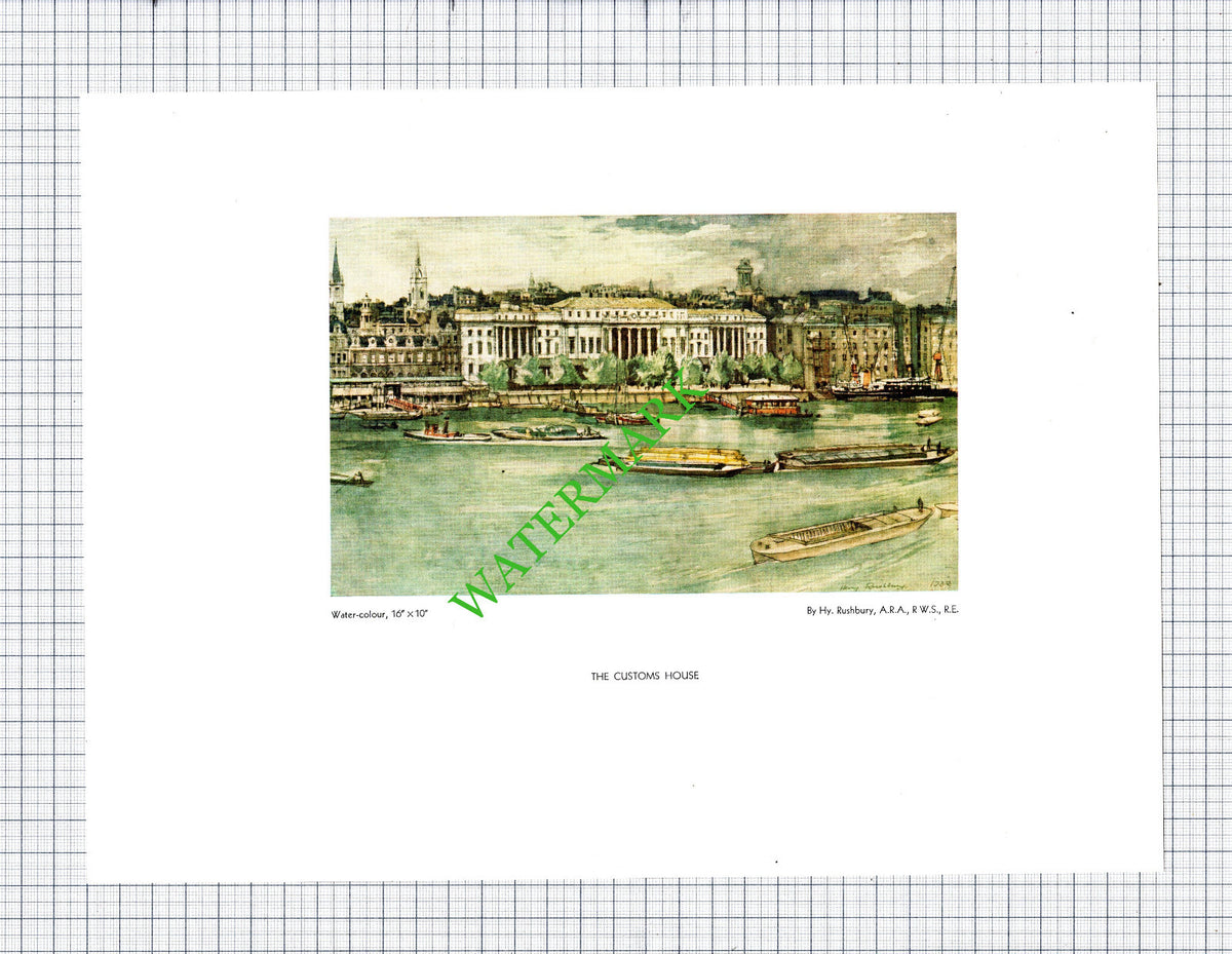 Henry Rushbury Artist - 1933 Article